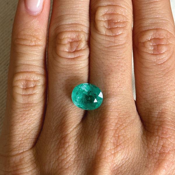 Starling BESPOKE 4.41CT BRAZILLIAN OVAL EMERALD