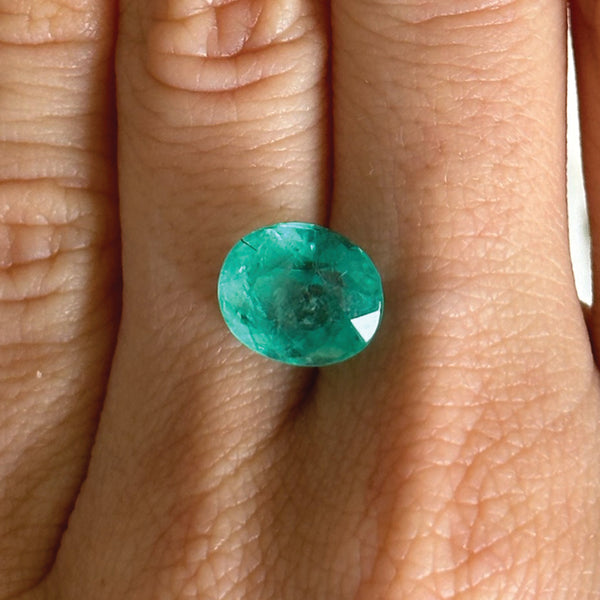 Starling BESPOKE 4.41CT BRAZILLIAN OVAL EMERALD
