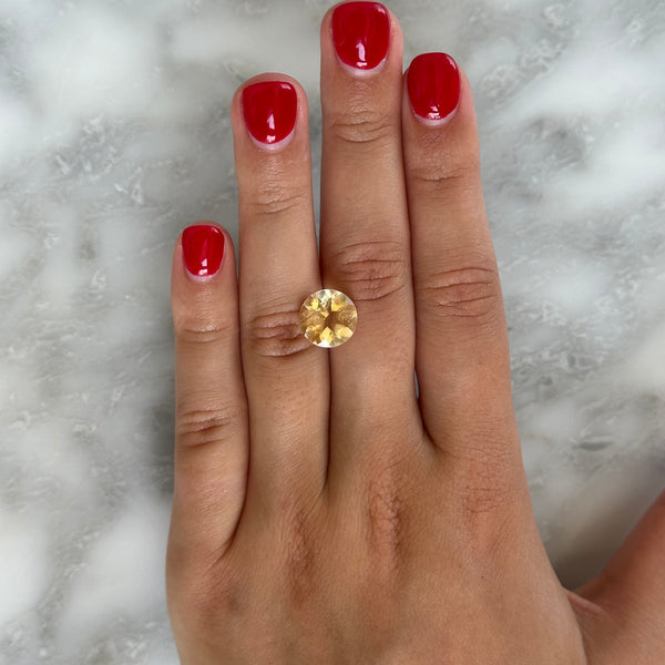 Starling BESPOKE 4.65CT ROUND CITRINE