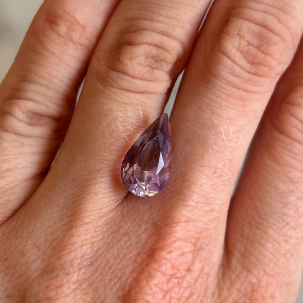 Starling BESPOKE 4.86CT RUTILE AMETHYST RING
