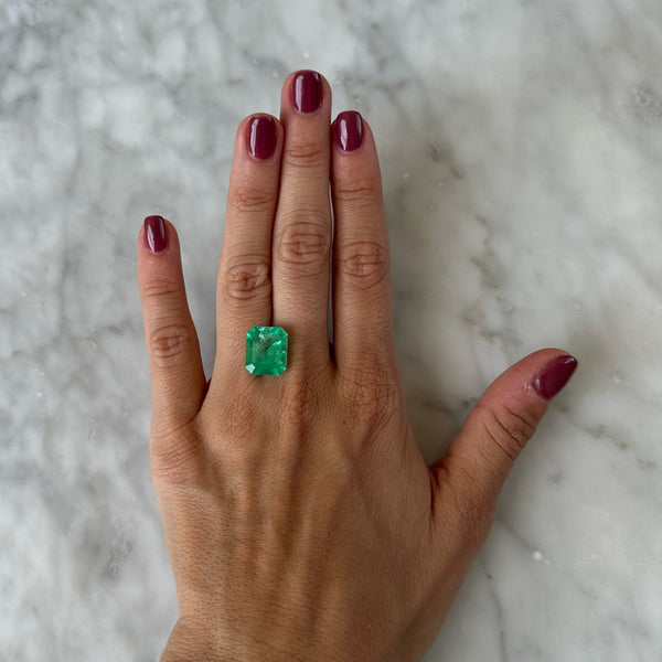 Starling BESPOKE 6.26CT MUZO EMERALD RING
