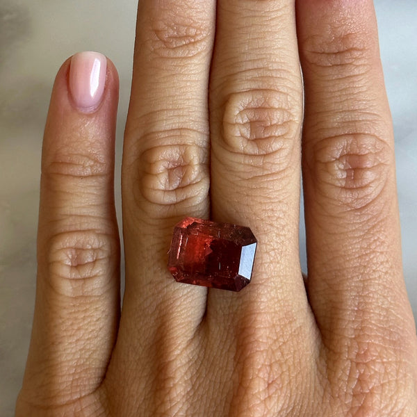 Starling BESPOKE 8.30CT BROWNISH PINK TOURMALINE