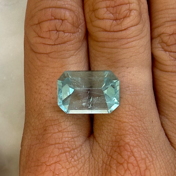 Starling BESPOKE 9.11CT AQUAMARINE MIRROR CUT