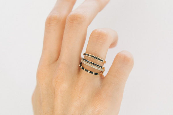 Starling BLACK DIAMOND PAVÉ RING