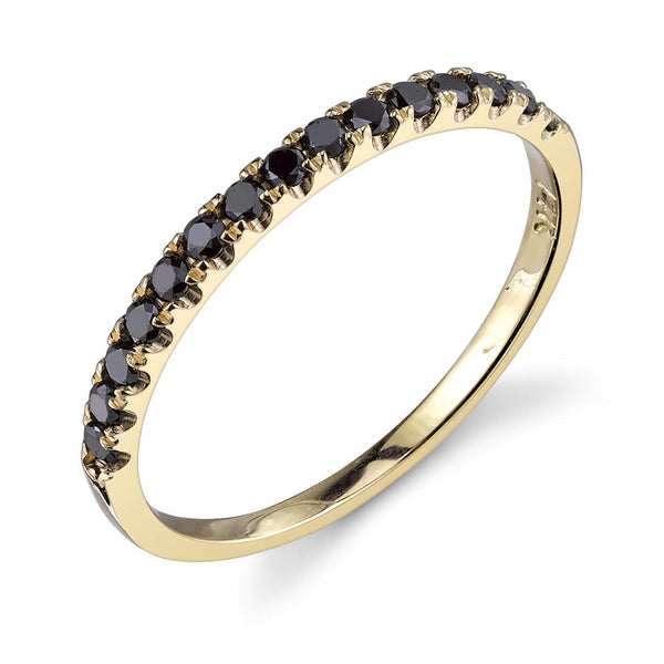 starling BLACK DIAMOND PAVÉ RING