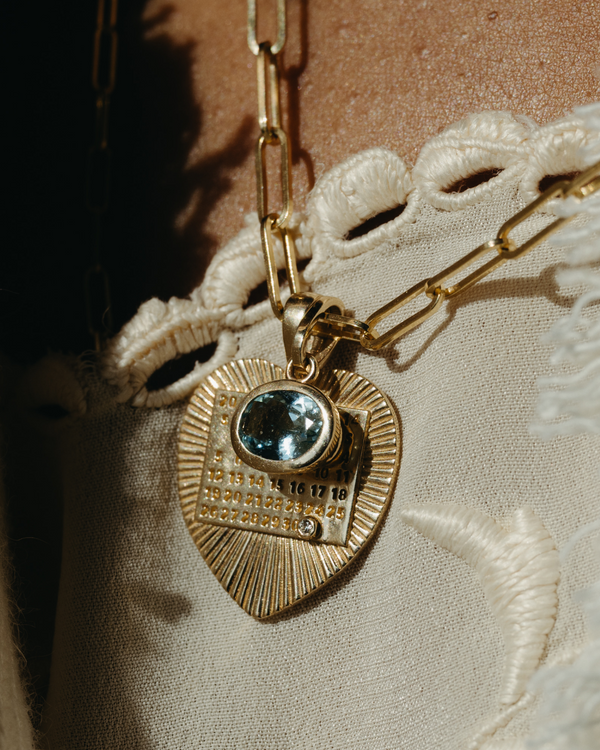 Starling CALENDAR HEART CHARM