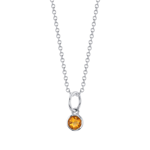Starling CITRINE BIRTHSTONE CHARM