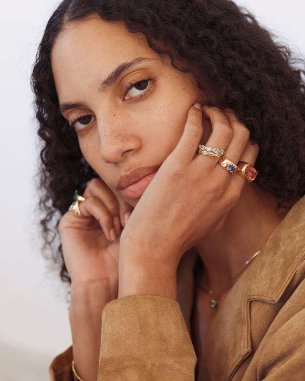 Starling CITRINE OVAL BEZEL RING