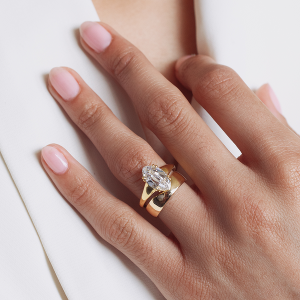 Starling Classic Shadow Wedding Band