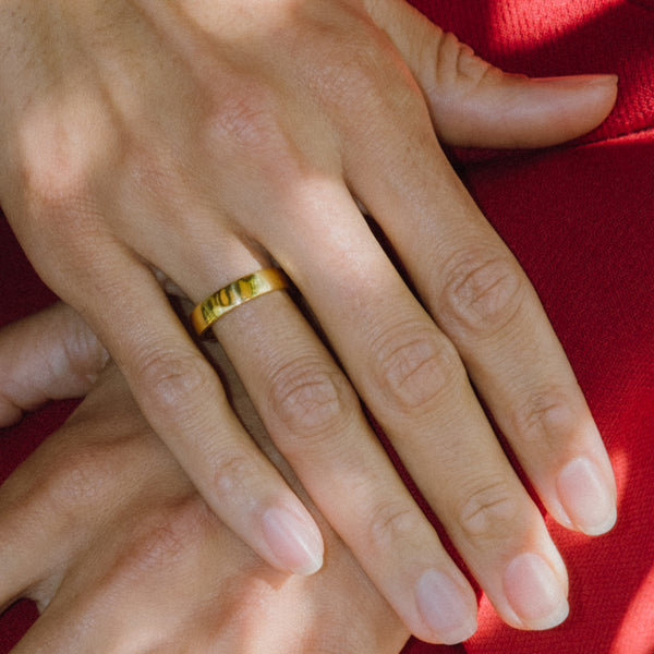 Starling CLASSIC WIDE GOLD BAND 4.5mm