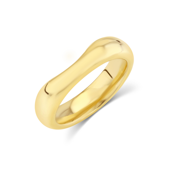 starling Cloud Shadow Wedding Band