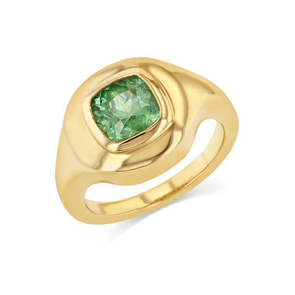 starling DEMANTOID RIPPLE SIGNET RING