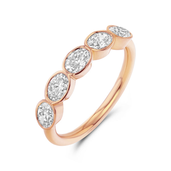 Starling DIAMOND OVAL BEZEL RING
