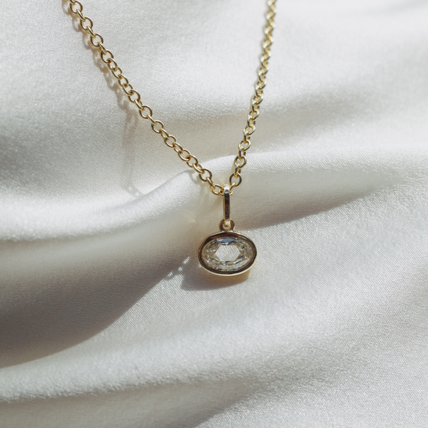 Starling DIAMOND OVAL BIRTHSTONE CHARM