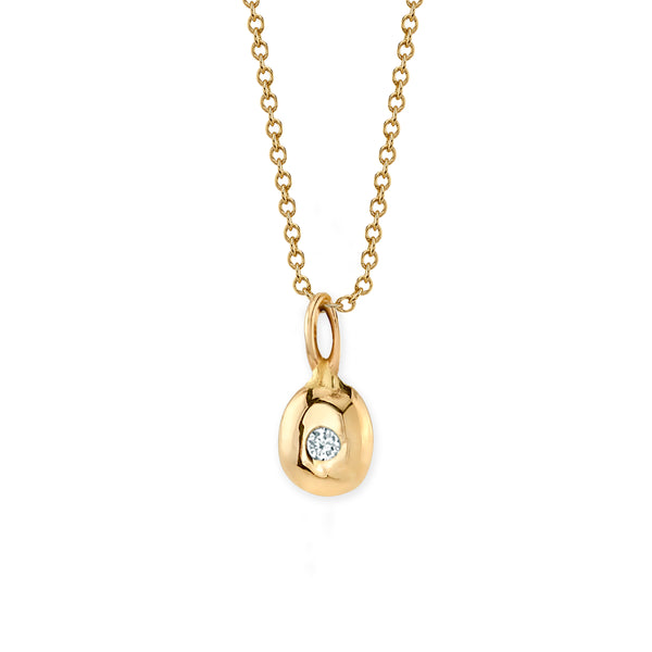 Starling Diamond Pebble Charm