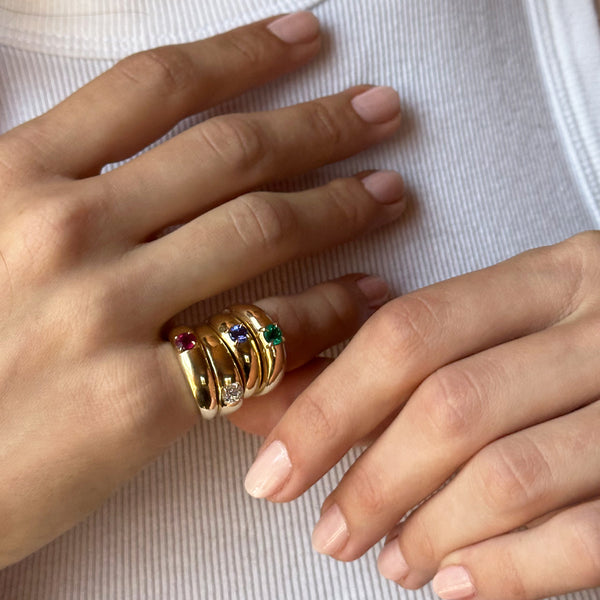Starling Diamond Petite Cloud Ring