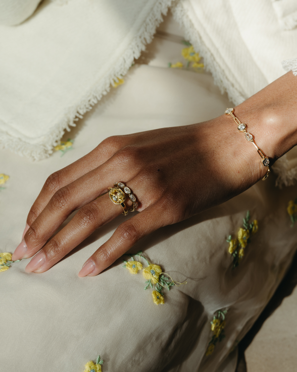 Starling Diamond Stepping Stone Bracelet