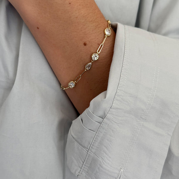 Starling Diamond Stepping Stone Bracelet