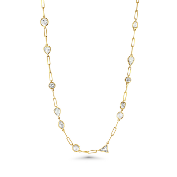 starling Diamond Stepping Stone Necklace