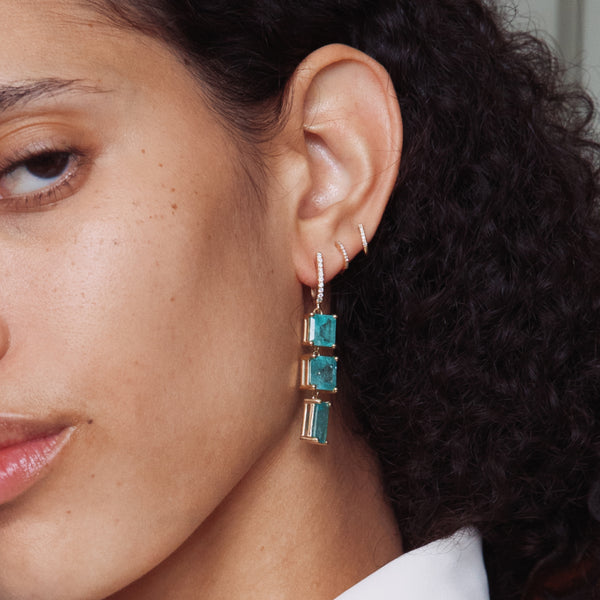 Starling Emerald Cascade Earrings