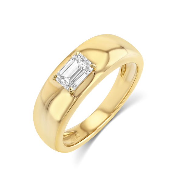 starling EMERALD CUT DIAMOND CLOUD RING
