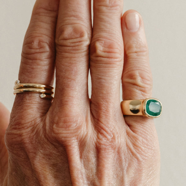 Starling EMERALD DUNE RING