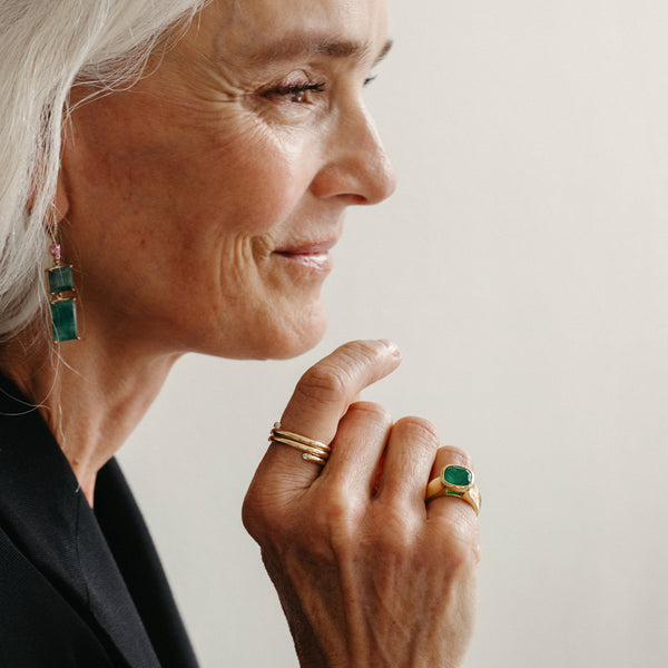 Starling EMERALD DUNE RING