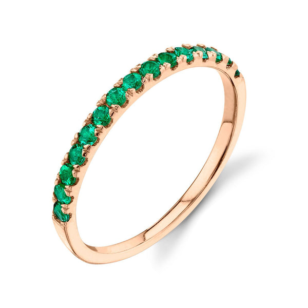 Starling EMERALD PAVÉ RING