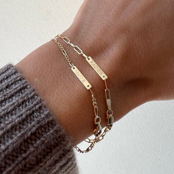 Starling ENGRAVED BAR BRACELET