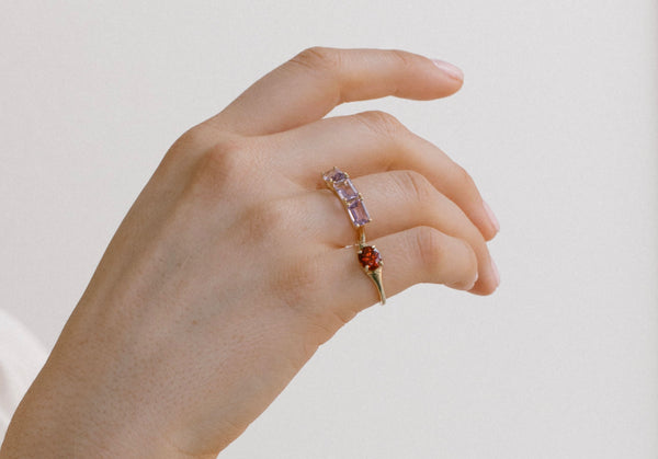 Starling GARNET SIMONE BIRTHSTONE RING