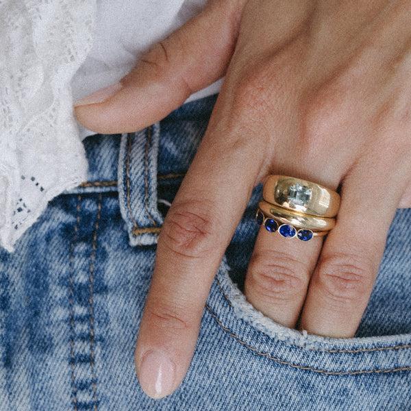 Starling GREEN BERYL CLOUD RING