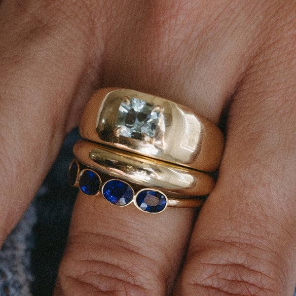 Starling GREEN BERYL CLOUD RING