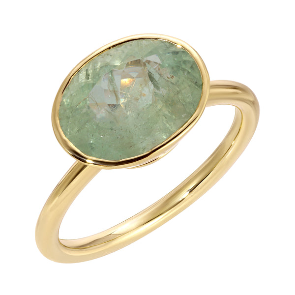 starling GREEN BERYL OVAL RING