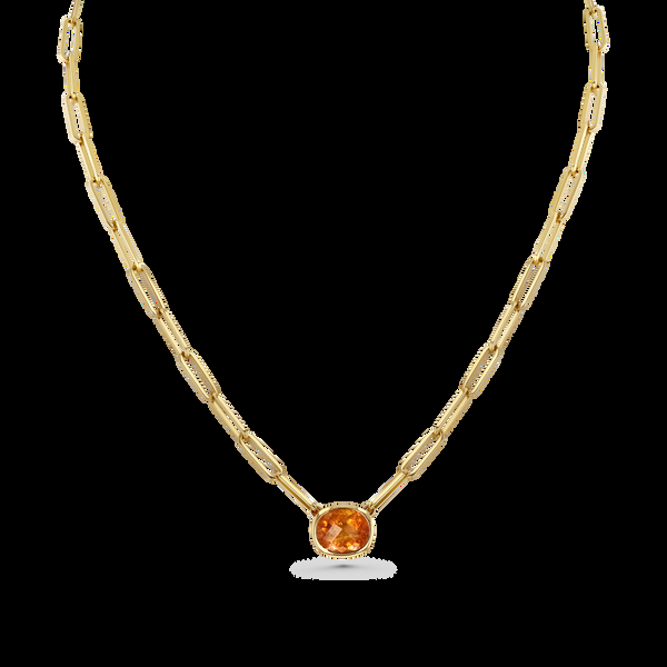 starling Imperial Topaz Oval Necklace