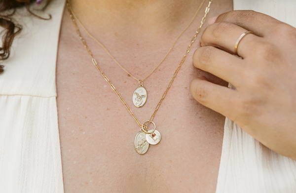 Starling JANUARY BIRTH FLOWER CHARM