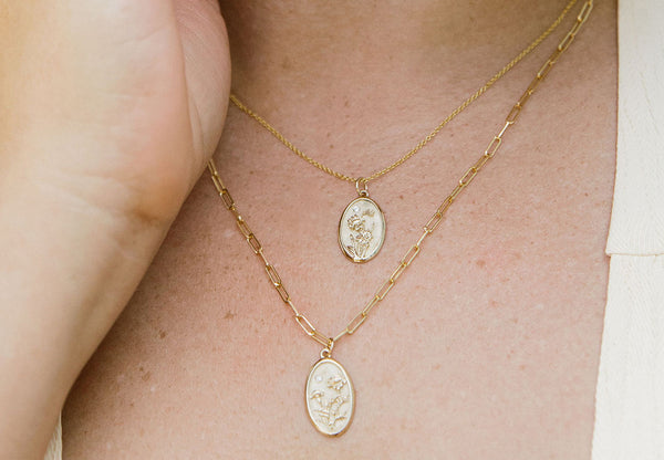 Starling MARCH BIRTH FLOWER CHARM