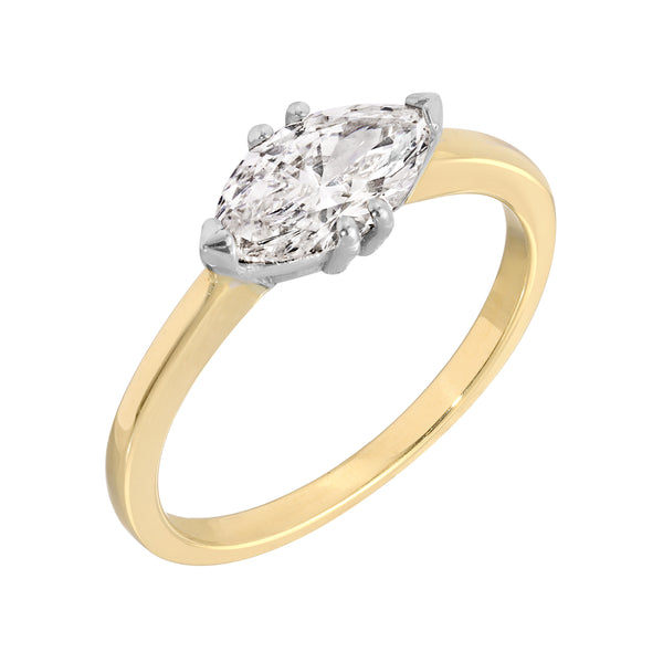 starling MARQUISE LAB DIAMOND RING