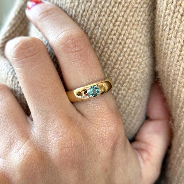 Starling MINI TEAL TOURMALINE CLOUD RING