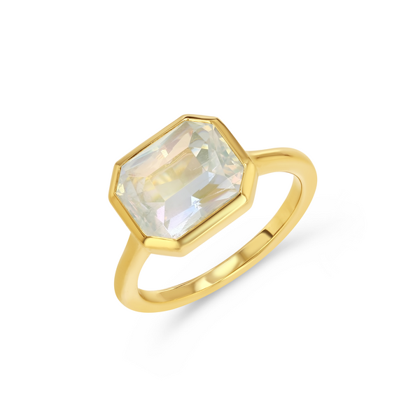 starling Moonstone Bezel Set Ring