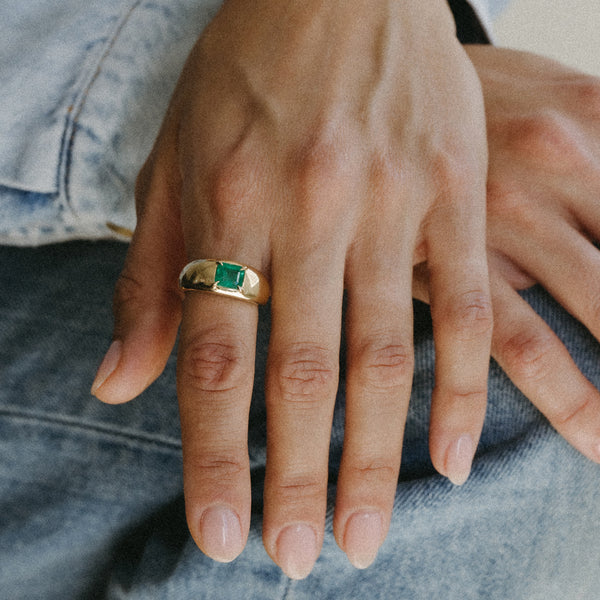 Starling MUZO EMERALD CLOUD RING