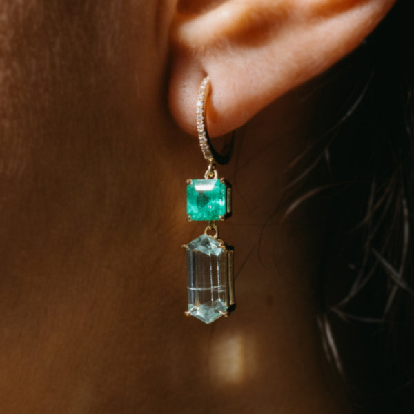 Starling Muzo Emerald & Mint Beryl Drops