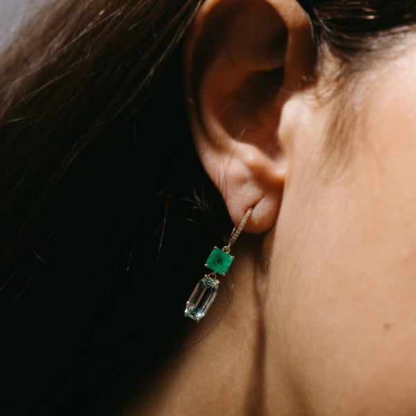 Starling Muzo Emerald & Mint Beryl Drops