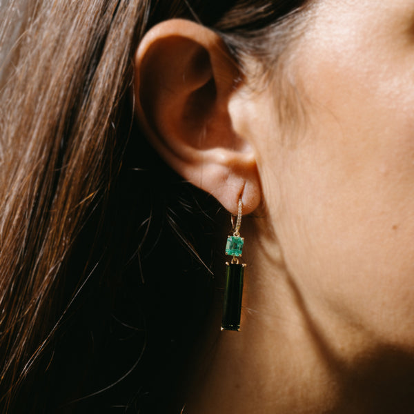 Starling Muzo Emerald & Tourmaline Drops
