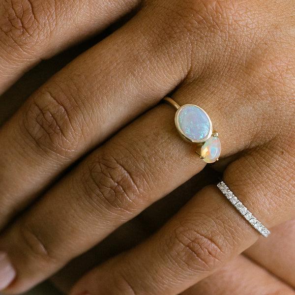 Starling OPAL ZAHA BIRTHSTONE RING