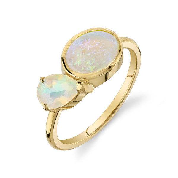 starling OPAL ZAHA BIRTHSTONE RING