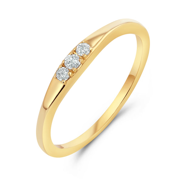 starling Orion Diamond Three Stone Ring