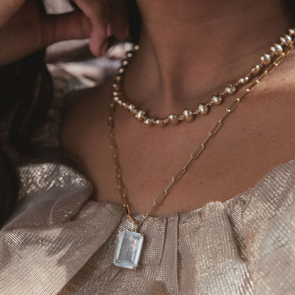 Starling Oval Balloon Necklace