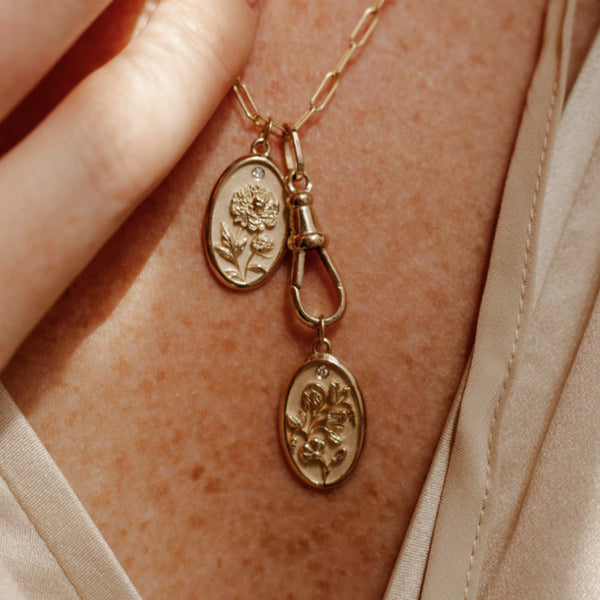 Starling PEONY FLOWER CHARM