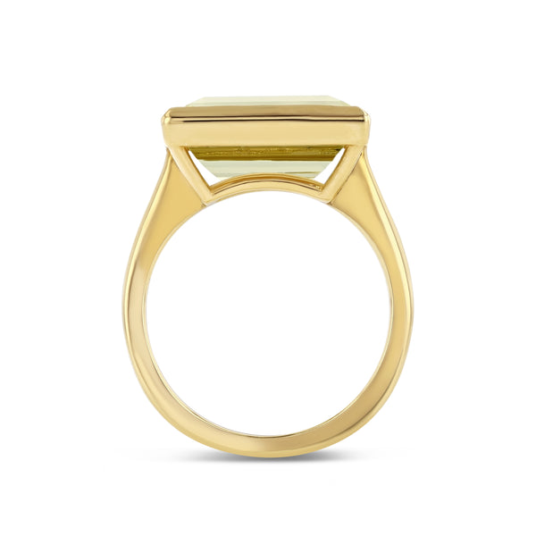 Starling PERIDOT BEZEL SET RING