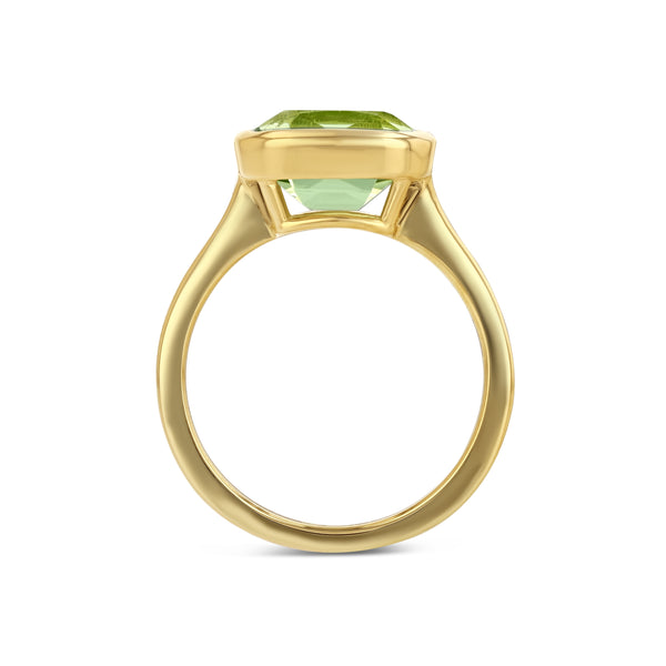 Starling PERIDOT BEZEL SET SOLITAIRE RING
